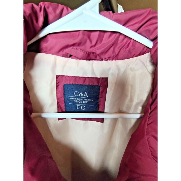Lightweight Pink Nylon Puffer Jacket ** L WOMEN - Picture 3 of 3